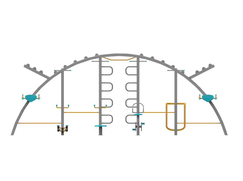 Fitness Station Aleti E-FS-500 | Dış Mekan Spor Aletleri | Erse Kent Mobilyaları